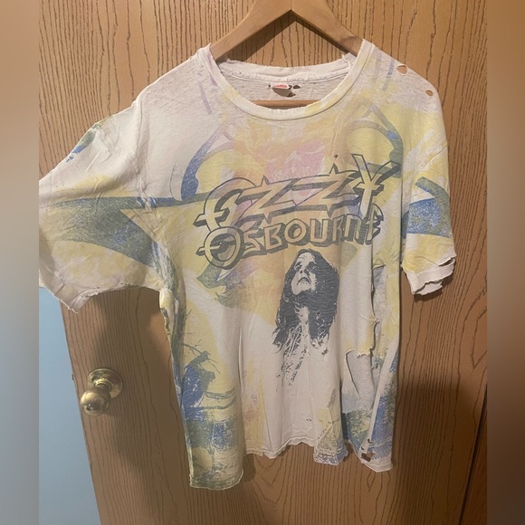 Vintage 1991 Ozzy Osbourne "Diary of a Madman" all-over print t-shirt - Picture 2 of 11